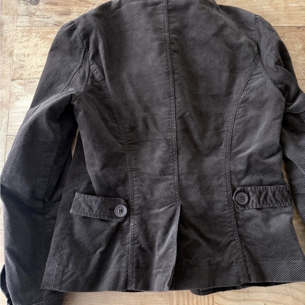 GAP Women's Dark Brown Utility Jacket - Picture 4 of 8